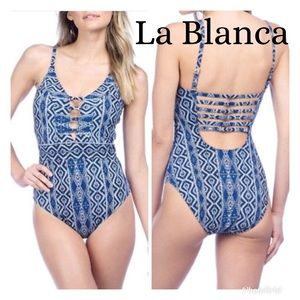 Sold locally - La Blanca swimsuit, sz 6